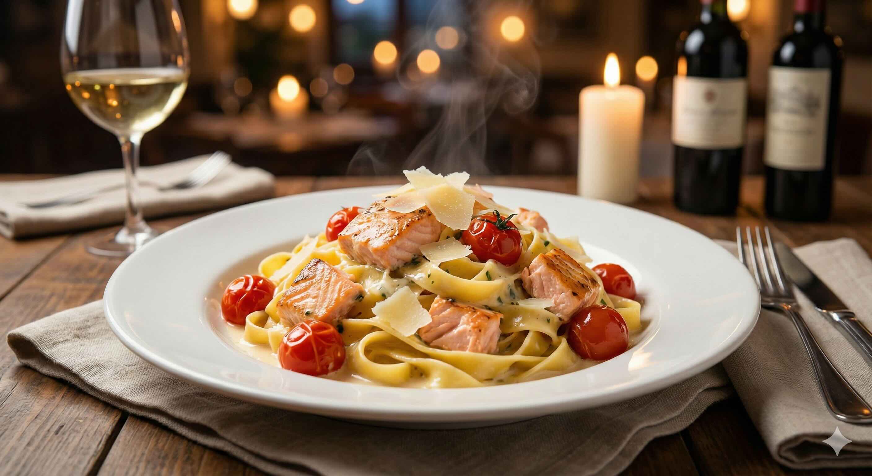 Salmon Cream Pasta